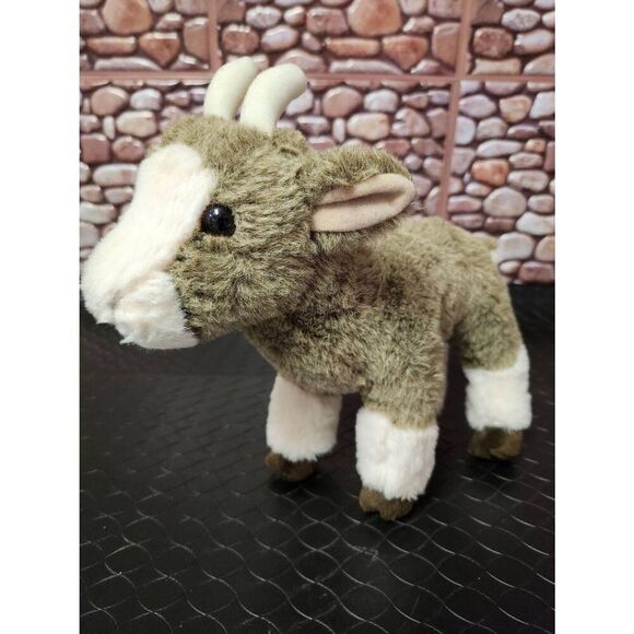 Douglas Plush Tan Baby Goat #B13 - Picture 1 of 7